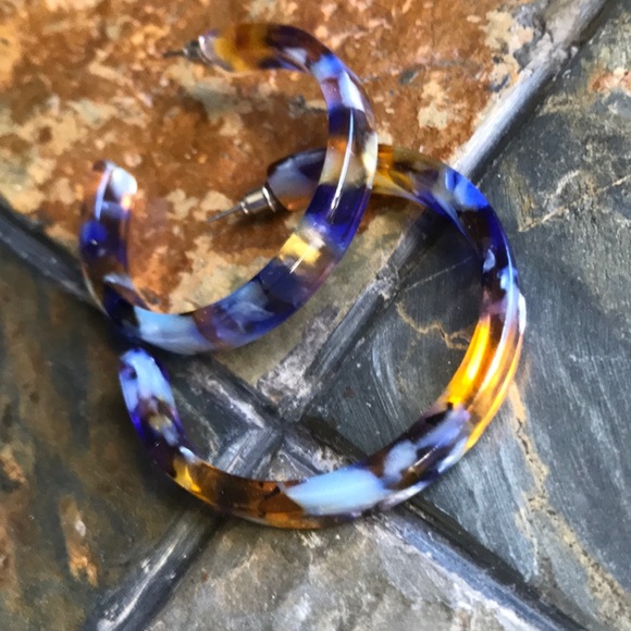 Urban Outfitters Jewelry - Sale! Acrylic Hoop Earrings